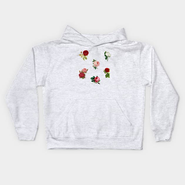 Vintage Roses pack Kids Hoodie by Ranp